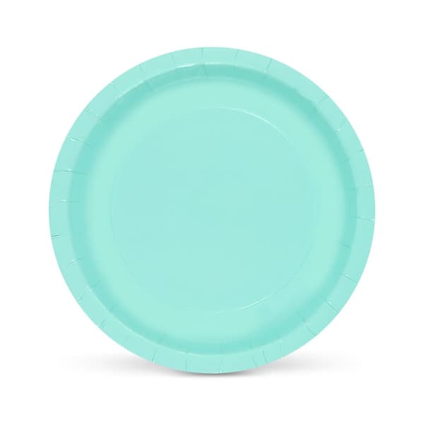 plade Algon Akvamarin 20 cm 10 Dele (24 enheder)