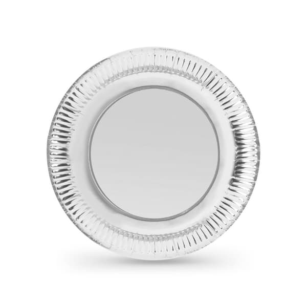 plade Algon Sølvfarvet 23 cm 10 Dele (18 enheder)