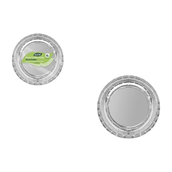 Platesett Algon Sølv 20 cm 10 Deler (18 enheter)