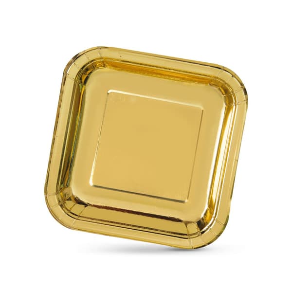 Platesett Algon Gyllen 23 cm 10 Deler (18 enheter)