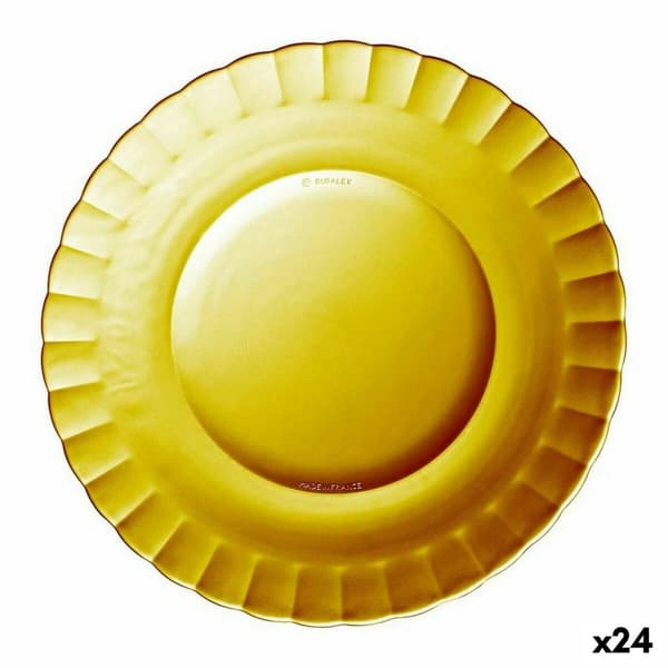 Flat tallerken Duralex Picardie Krystall Rav Ø 26 cm (24 enheter)