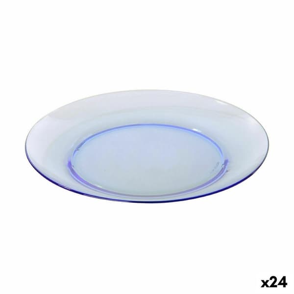 Jälkiruokalautanen Duralex Lys Sininen Ø 19 cm (24 osaa)