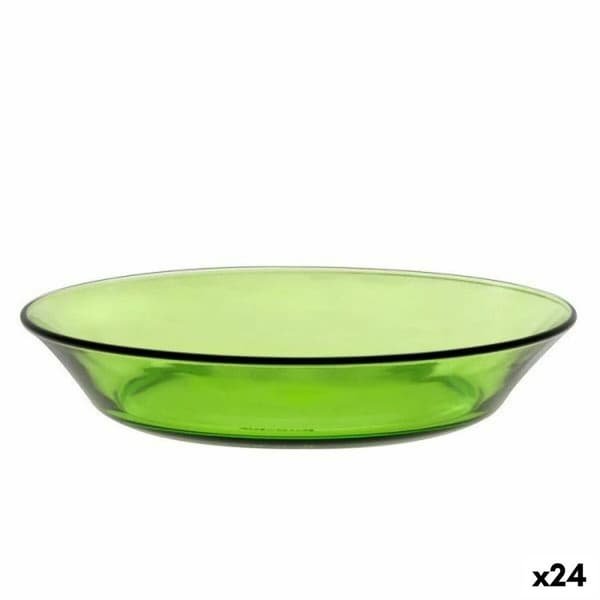 Syvä lautanen Duralex Lys Ø 19 cm Vihreä (24 osaa)