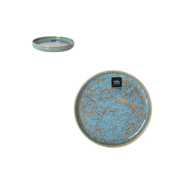 Servingsfat La Mediterránea Scratch blue 13,7 x 2 cm (24 antal)