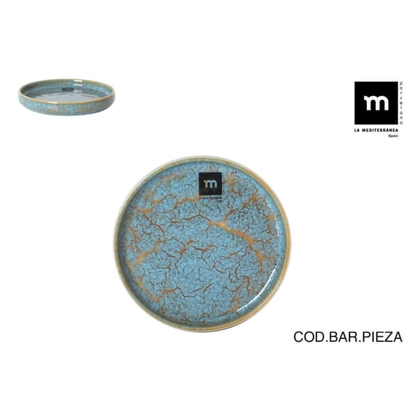 Servingsfat La Mediterránea Scratch blue 13,7 x 2 cm (24 antal)