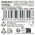 Miniatyrbild 5 av 6: Platt skål La Mediterránea Ocean blue (12 antal)