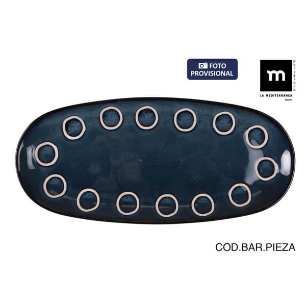 Køkkenspringvand La Mediterránea Almudena Blå Oval 33 x 14,8 x 2,7 cm (12 enheder)