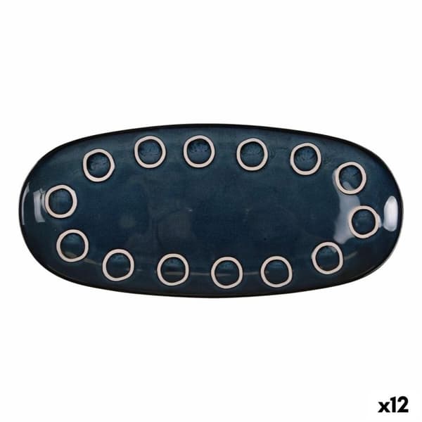 Køkkenspringvand La Mediterránea Almudena Blå Oval 33 x 14,8 x 2,7 cm (12 enheder)