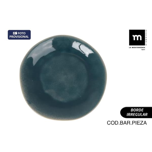 Flad Plade La Mediterránea Ocean blue (12 enheder)