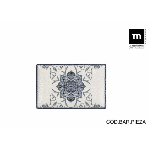 Servingsfat La Mediterránea Rosetta Rektangulär 20 x 13 x 2 cm (24 antal)