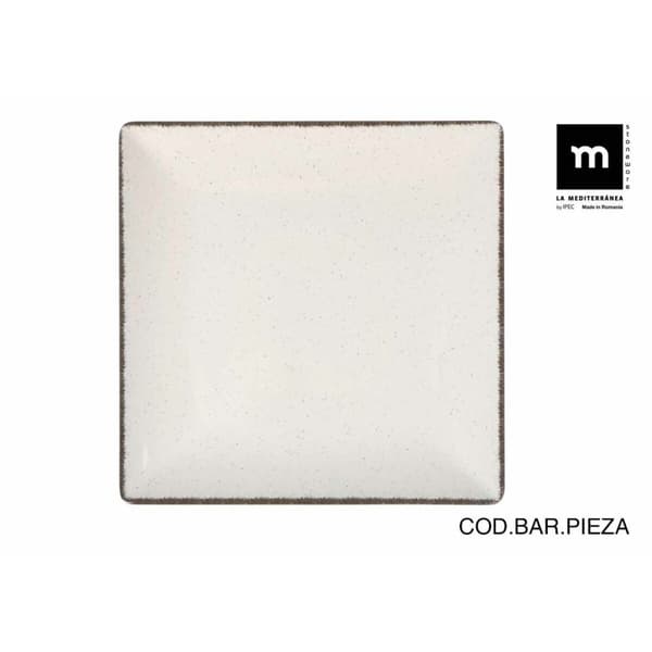 Platt skål La Mediterránea Anllo 24 x 24 x 2 cm (6 antal)