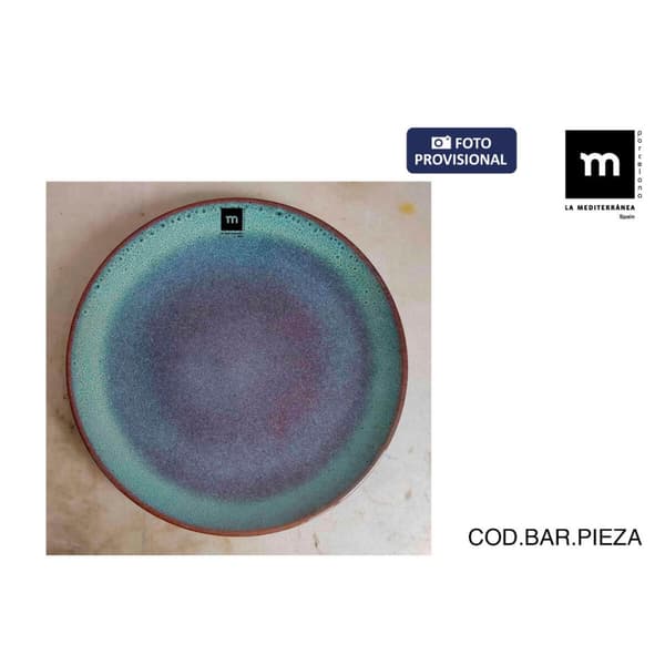 Flat tallerken La Mediterránea Melow (12 enheter)