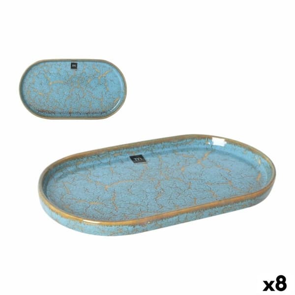 Serveringsfat La Mediterránea Scratch blue (8 enheter)