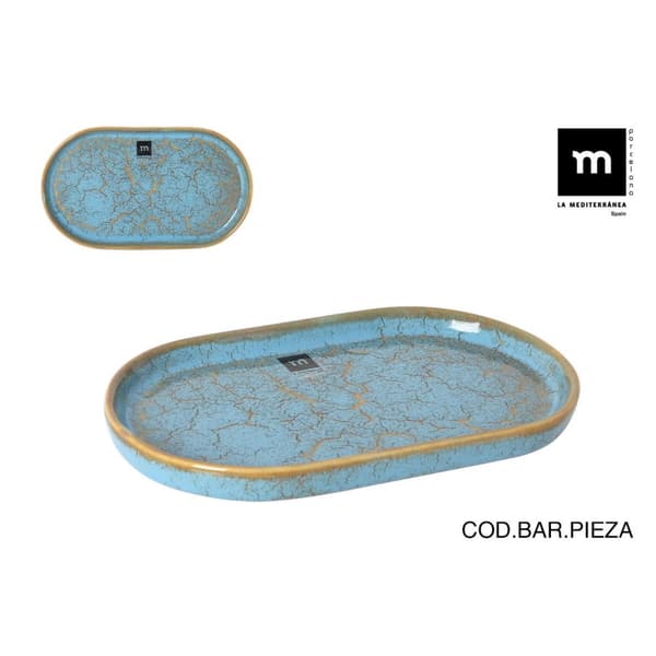 Serveringsfat La Mediterránea Scratch blue (12 enheter)