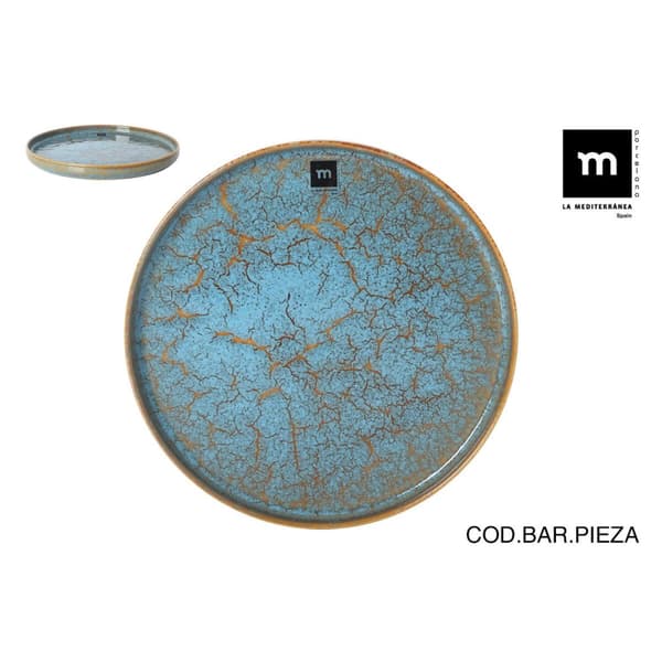 Serveringsfat La Mediterránea Scratch blue (8 enheter)