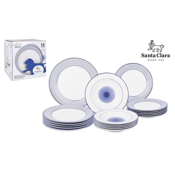 Matservis Santa Clara Diana Rund (2 antal)