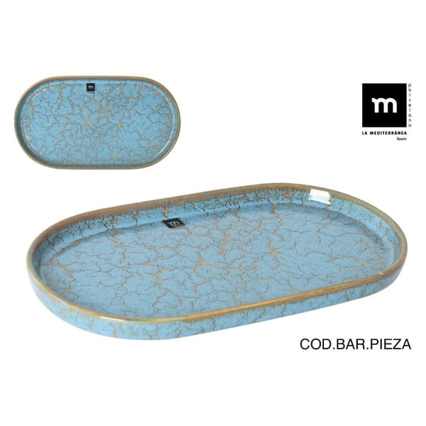 Servingsfat La Mediterránea Scratch blue (6 antal)