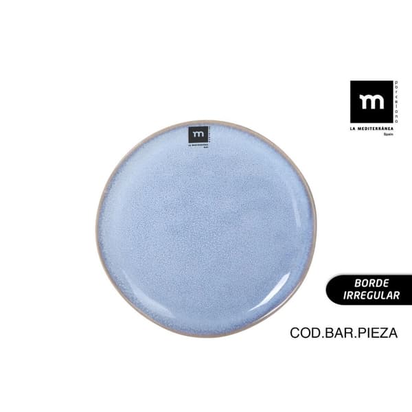 Platt skål La Mediterránea Macarella blue Ø 20,5 cm (24 antal)