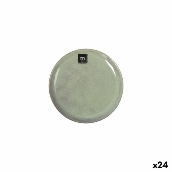 Litteä Lautanen La Mediterránea Macarella green Ø 16 cm (24 osaa)
