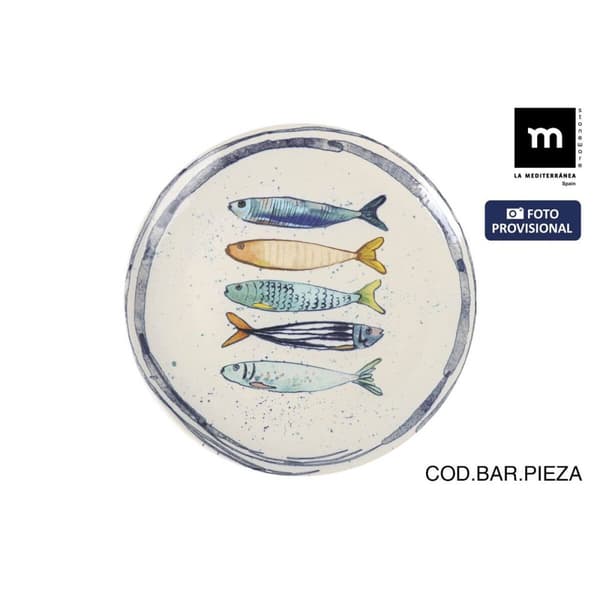 Platt skål La Mediterránea Peixe Ø 26 cm (6 antal)