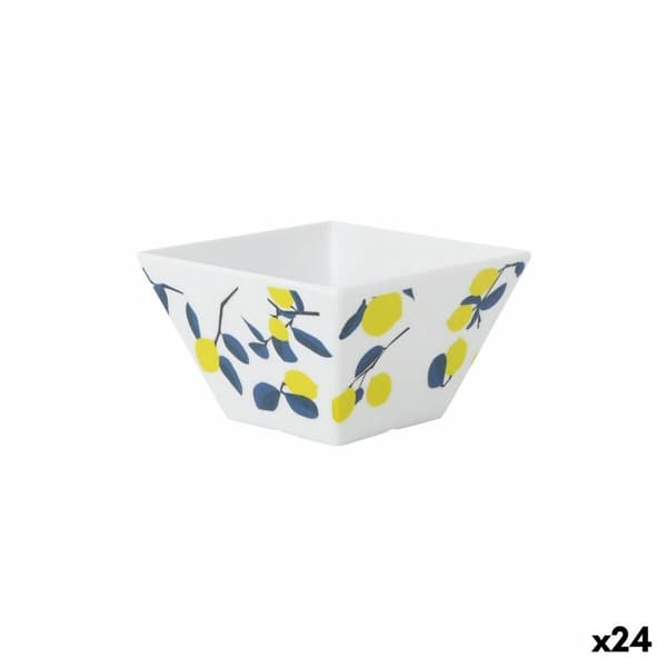 Snacksskål La Mediterránea Citron 10 x 10 x 6 cm (24 antal)