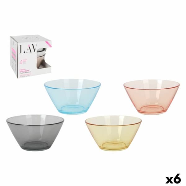 Snackskål LAV 345 ml ø 12 x 6,1 cm 4 Dele (6 enheder)