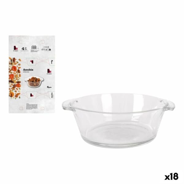 Sæt til appetizere Arcoglass Anubis Glas 4 Dele (18 enheder)