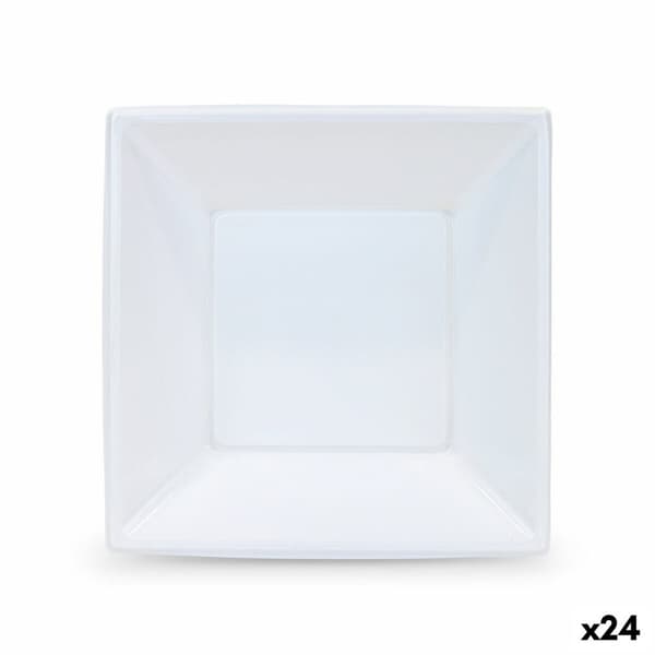 plade Algon Plastik 18 cm 6 Dele (24 enheder)