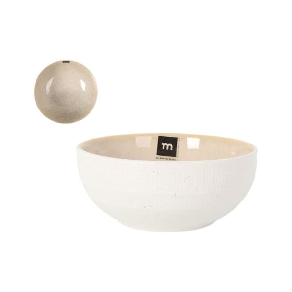 Kulho La Mediterránea Calobra Beige Ø 15,5 cm (24 osaa)