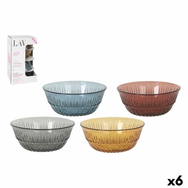 Snacksskål LAV Alinda 345 ml 12,3 x 5,1 cm 4 Delar (6 antal)
