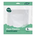 Miniatyrbild 2 av 3: Tallriksset Algon Plast 18 cm 6 Delar (24 antal)
