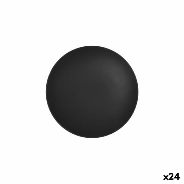 Dyp plate La Mediterránea Svart 21 x 5,3 cm (24 enheter)