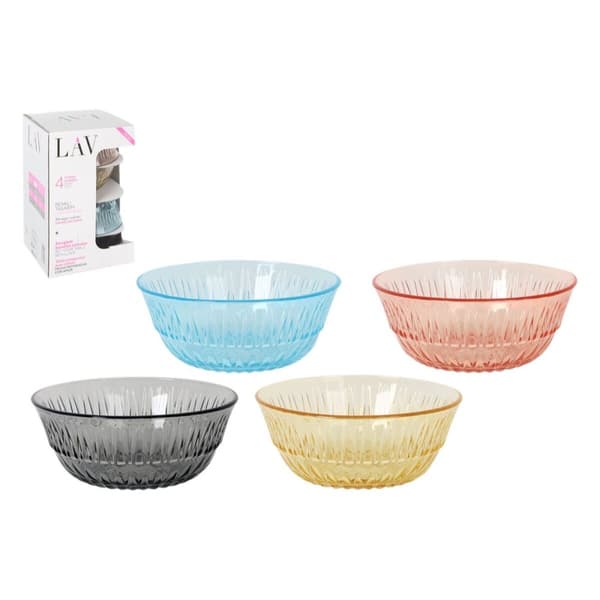 Snacksskål LAV 345 ml 12,3 x 5,1 cm 4 Delar (6 antal)