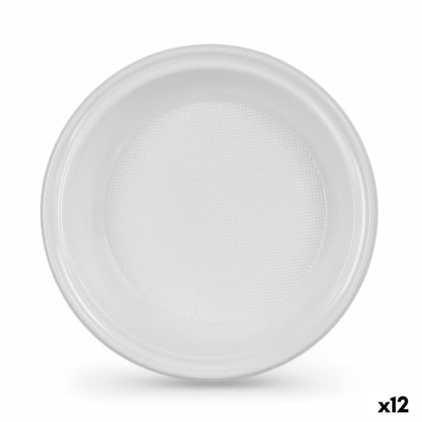 Lautassetti Algon Muovinen 20,5 cm 25 Kappaletta (12 osaa)