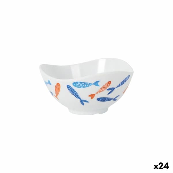 Snackskål La Mediterránea Fisk 12 cm (24 enheder)
