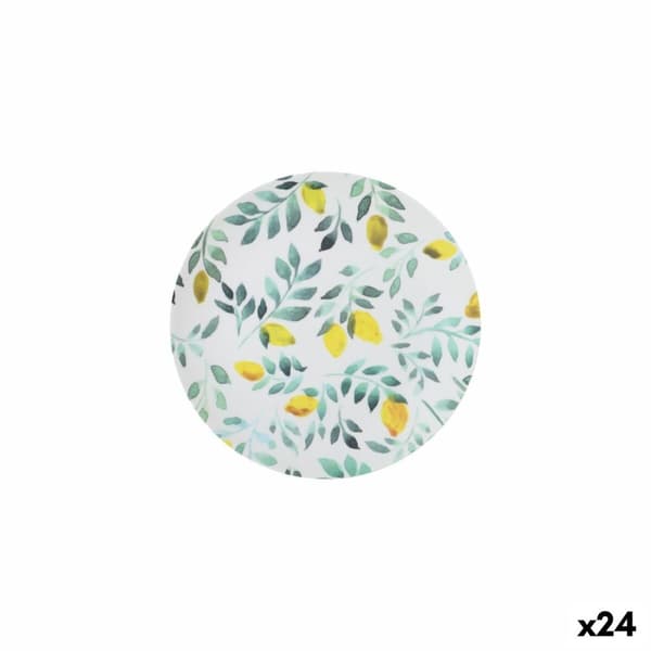 Desserttallerken La Mediterránea 20 cm Citron (24 enheder)