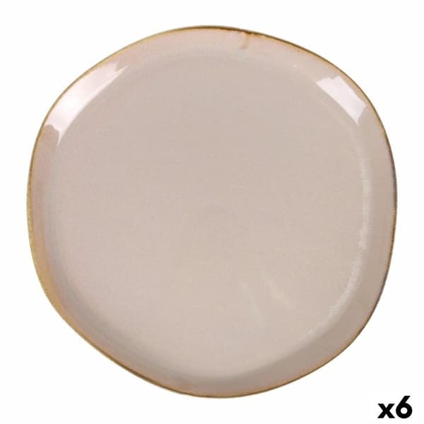 Litteä Lautanen Duomo Beige Ø 28 cm (6 osaa)