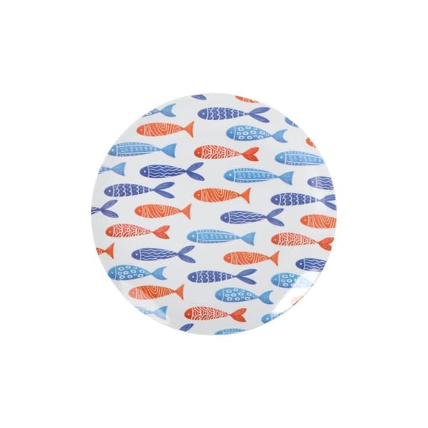 Platt skål La Mediterránea Fiskar 25,5 cm (24 antal)
