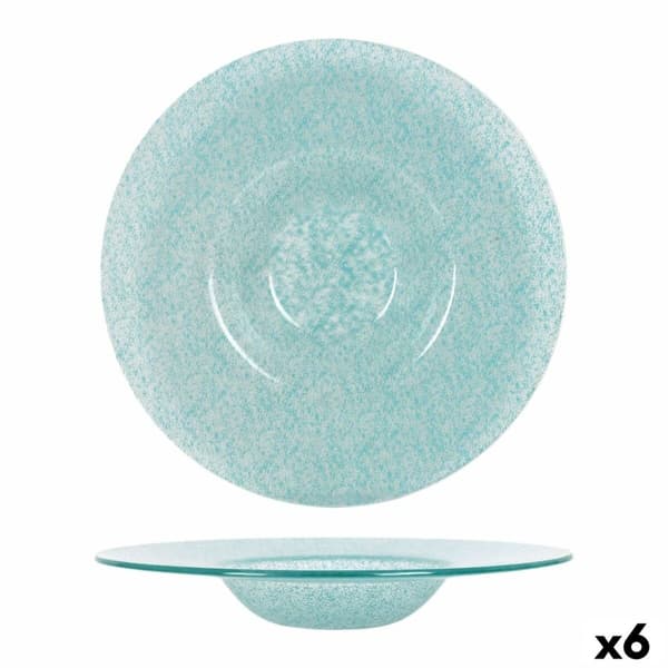 Dyp plate Samaritaine Turkis Ø 30 cm (6 enheter)