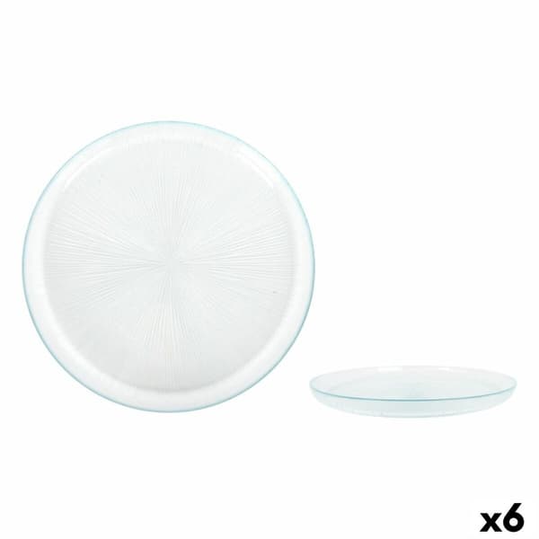 Flat tallerken La Mediterránea Venezia Glass Ø 28 cm (6 enheter)