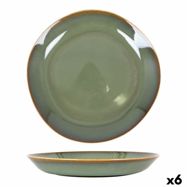 Dyp plate Duomo Grønn Ø 23 cm (6 enheter)