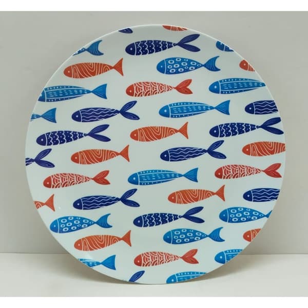 Platt skål La Mediterránea Fiskar 25,5 cm (24 antal)