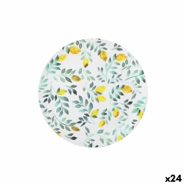 Platt skål La Mediterránea Citron 25,5 cm (24 antal)