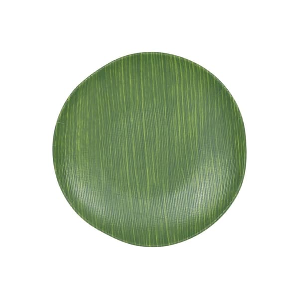 Flad Plade Grøn Ø 26 cm (6 enheder)