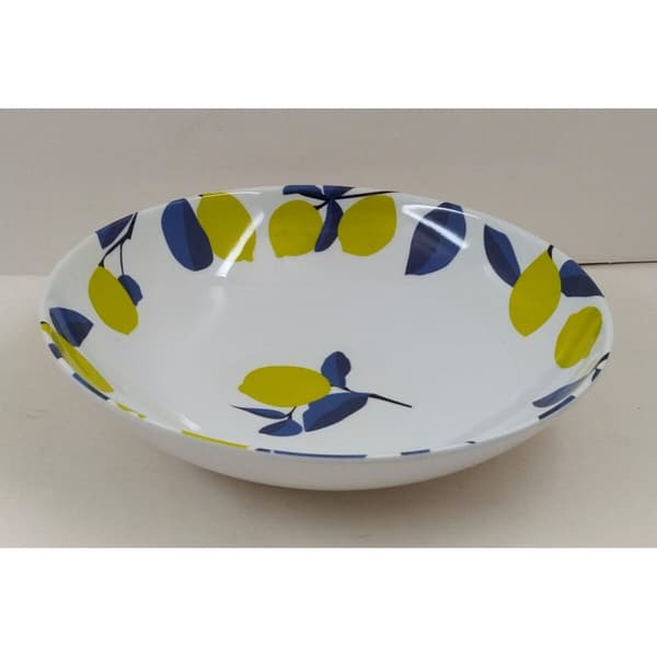 Dyb tallerken La Mediterránea Citron 21 x 5,3 cm (24 enheder)
