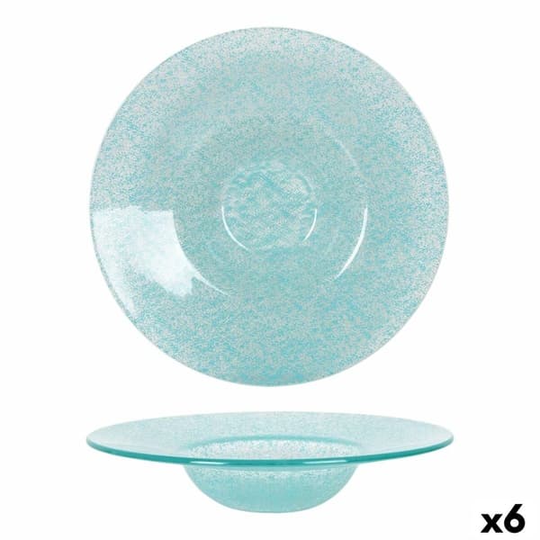Syvä lautanen Samaritaine Turkoosi Ø 24 cm (6 osaa)