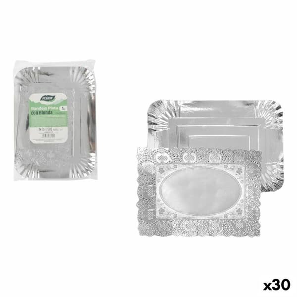 Snacksbricka Algon Rektangulär 25 x 35 cm (30 antal)