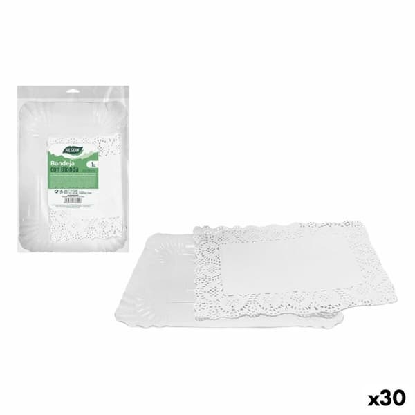 Välipalatarjotin Algon Suorakulmainen 26 x 36 cm (30 osaa)