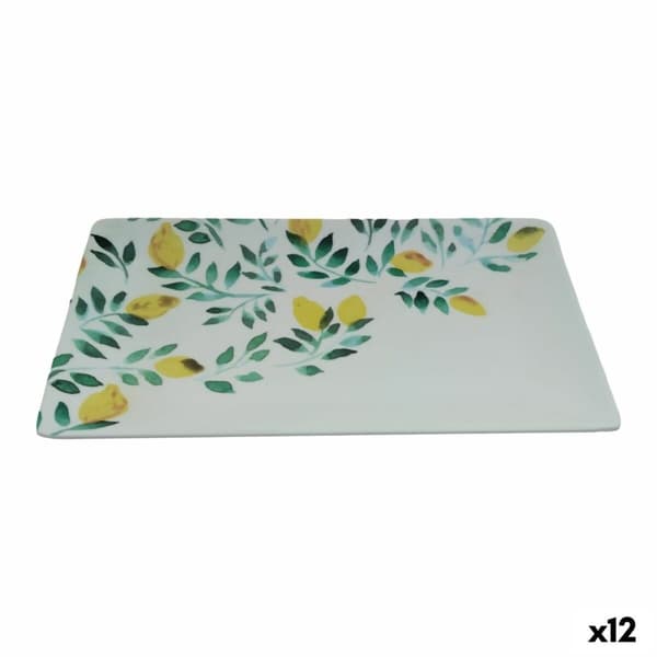 Välipalatarjotin La Mediterránea Sitruuna 25 x 15 x 2 cm (12 osaa)