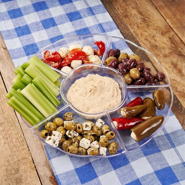Snacksbricka Algon Rund 30,5 cm (12 antal)